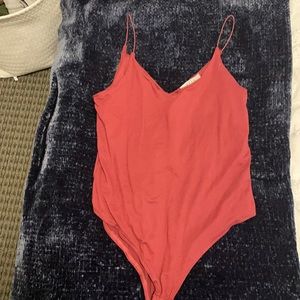Red bodysuit